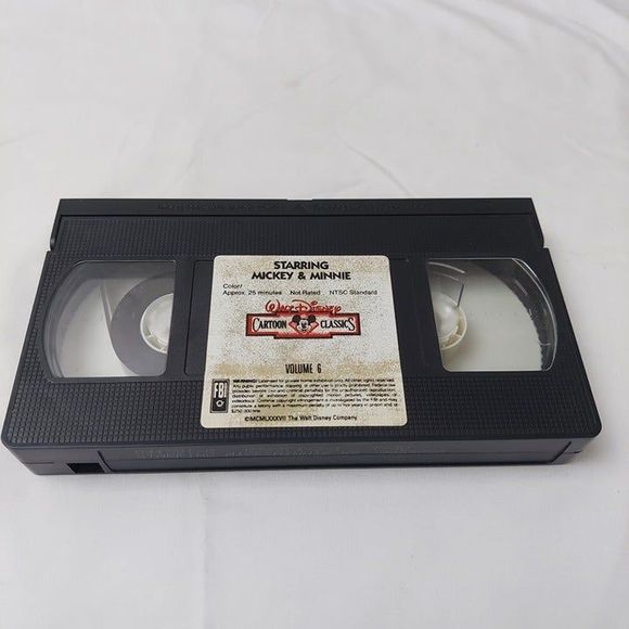 Walt Disney Cartoon Classics Volume 6 Starring Mickey & Minnie VHS 1991 - Picture 6 of 6